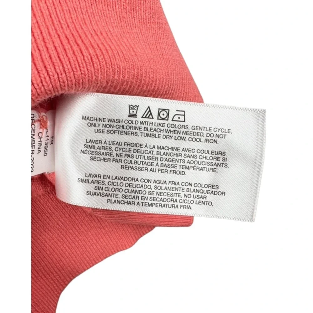 Greg Norman Cardigan Sweater Womens XXL Coral Pink Button Front Knit Top Golfing - Picture 6 of 7